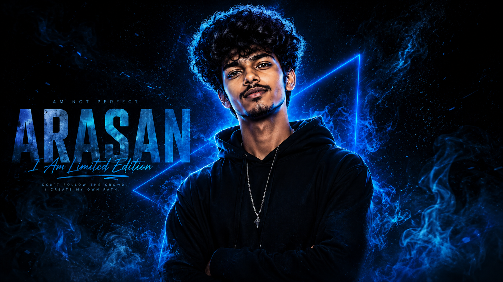 Neon Blue Cinematic Style