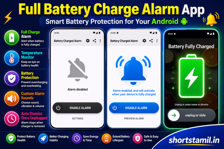 Full Battery Charge Alarm App 2026