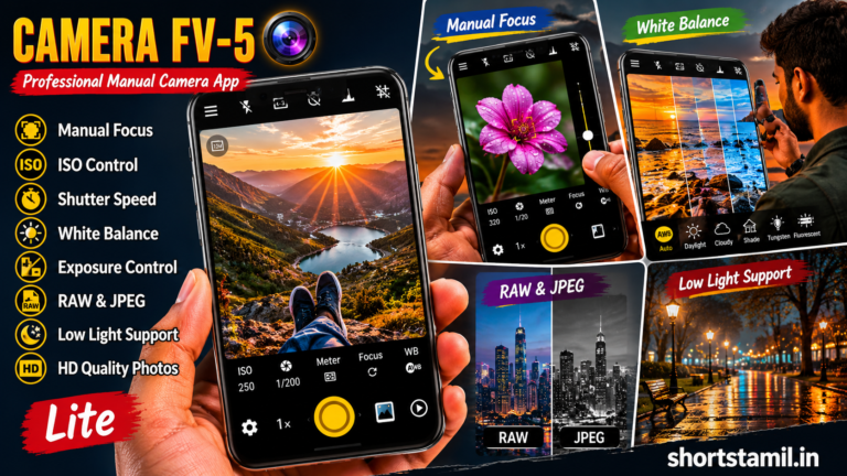 Camera FV-5 Lite App 2026 – Turn Your Smartphone Hd camera