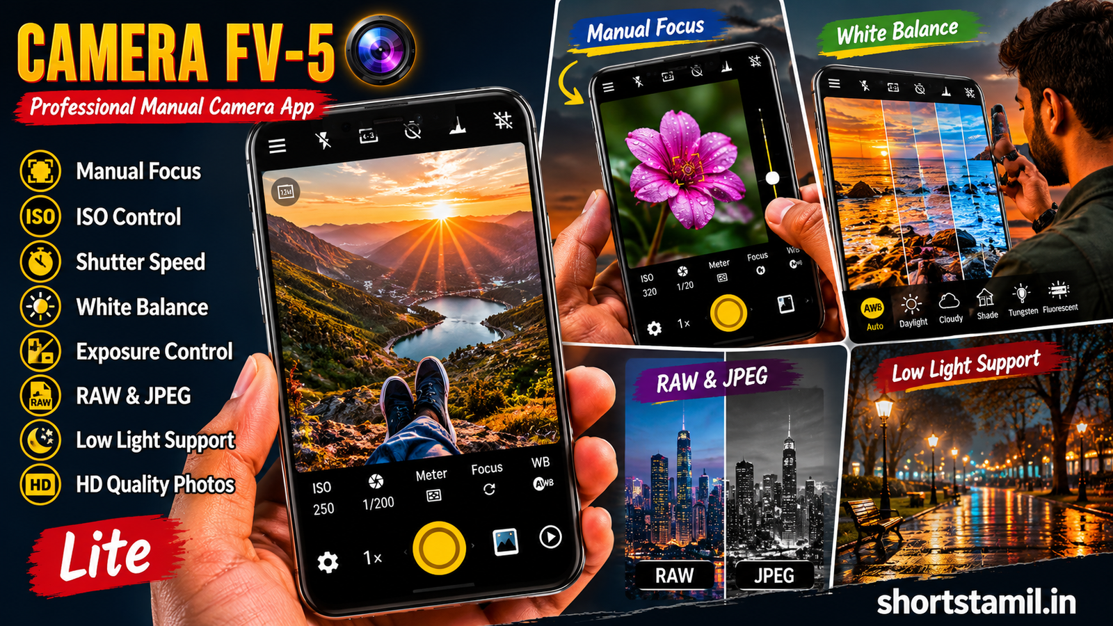 Camera FV-5 Lite App 2026 – Turn Your Smartphone Hd camera