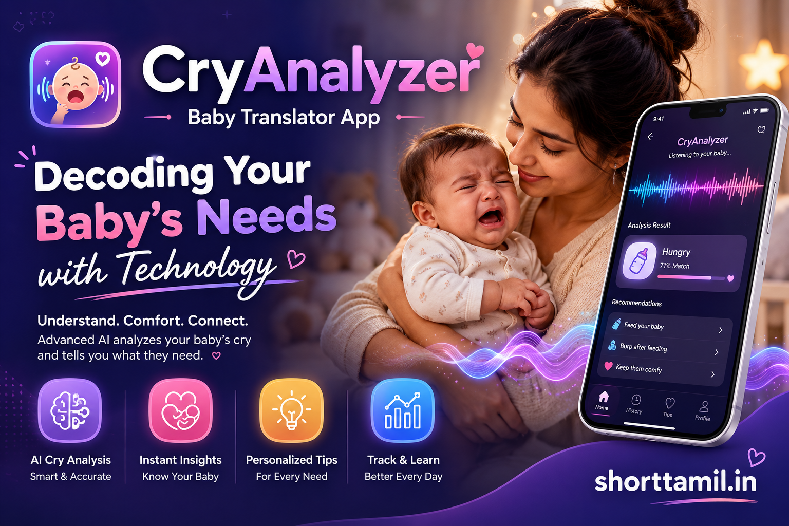 CryAnalyzer Baby Translator App: Decoding Your Baby’s Needs with Technology