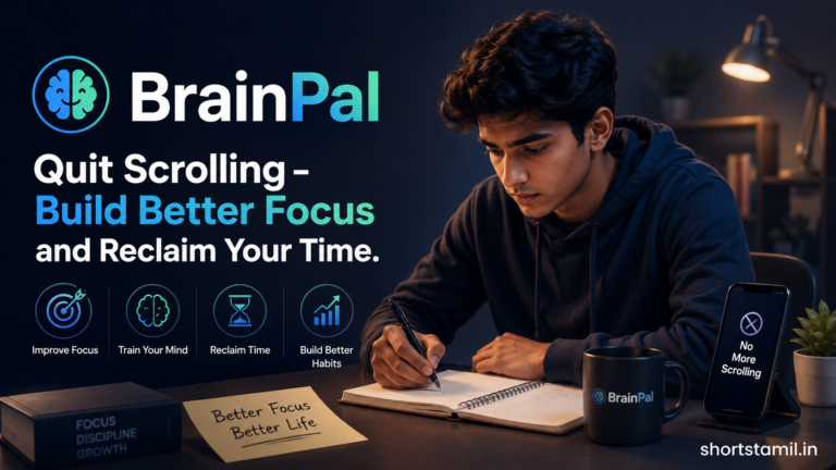 BrainPal: Quit Scrolling – Build Better Focus and Reclaim Your Time